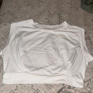 White Sleeveless Women's Top